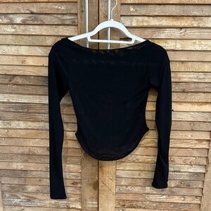 Meshki Mesh Long Sleeve Top